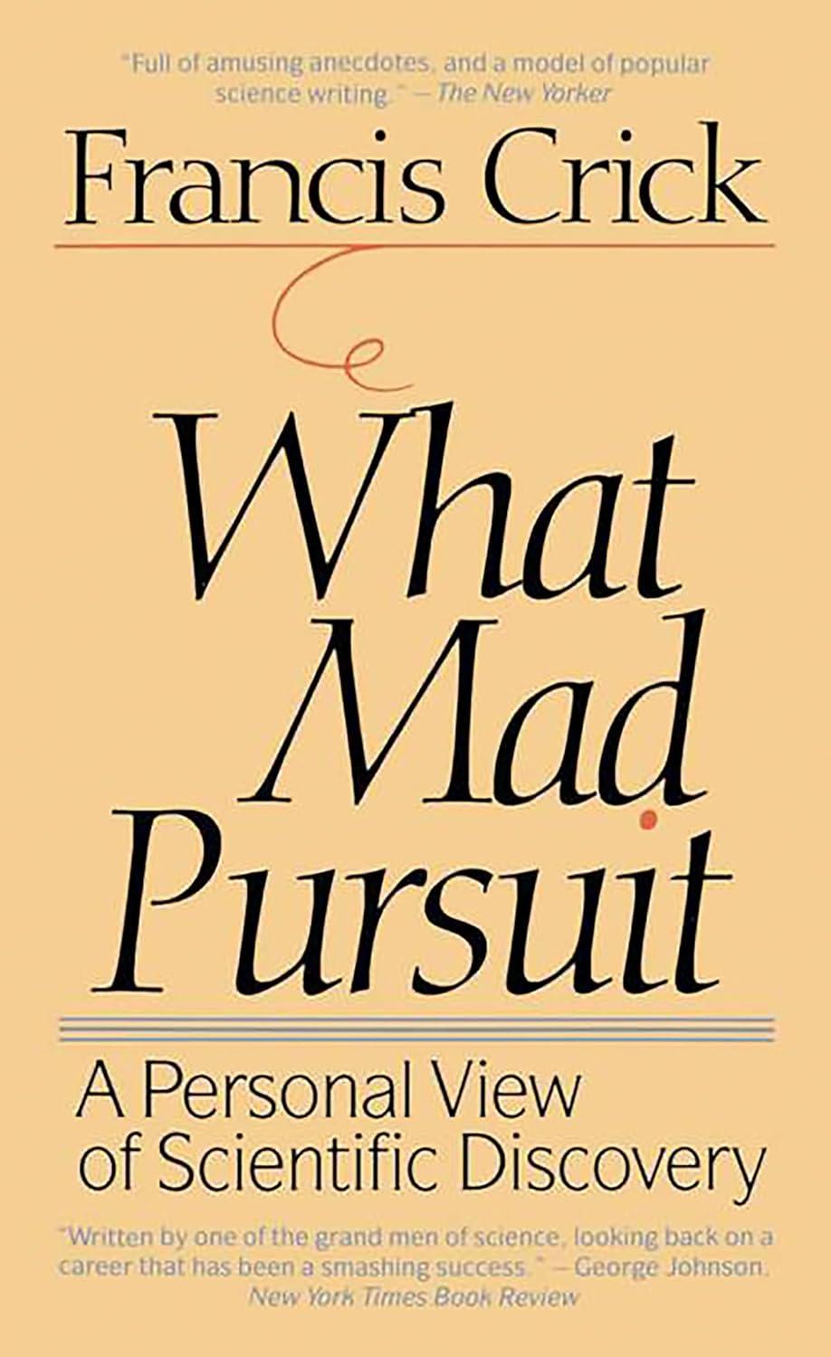 What Mad Pursuit: A Personal View of Scientific Discovery - FULL INSTANT DOWNLOAD | PDF DOCX EPUB