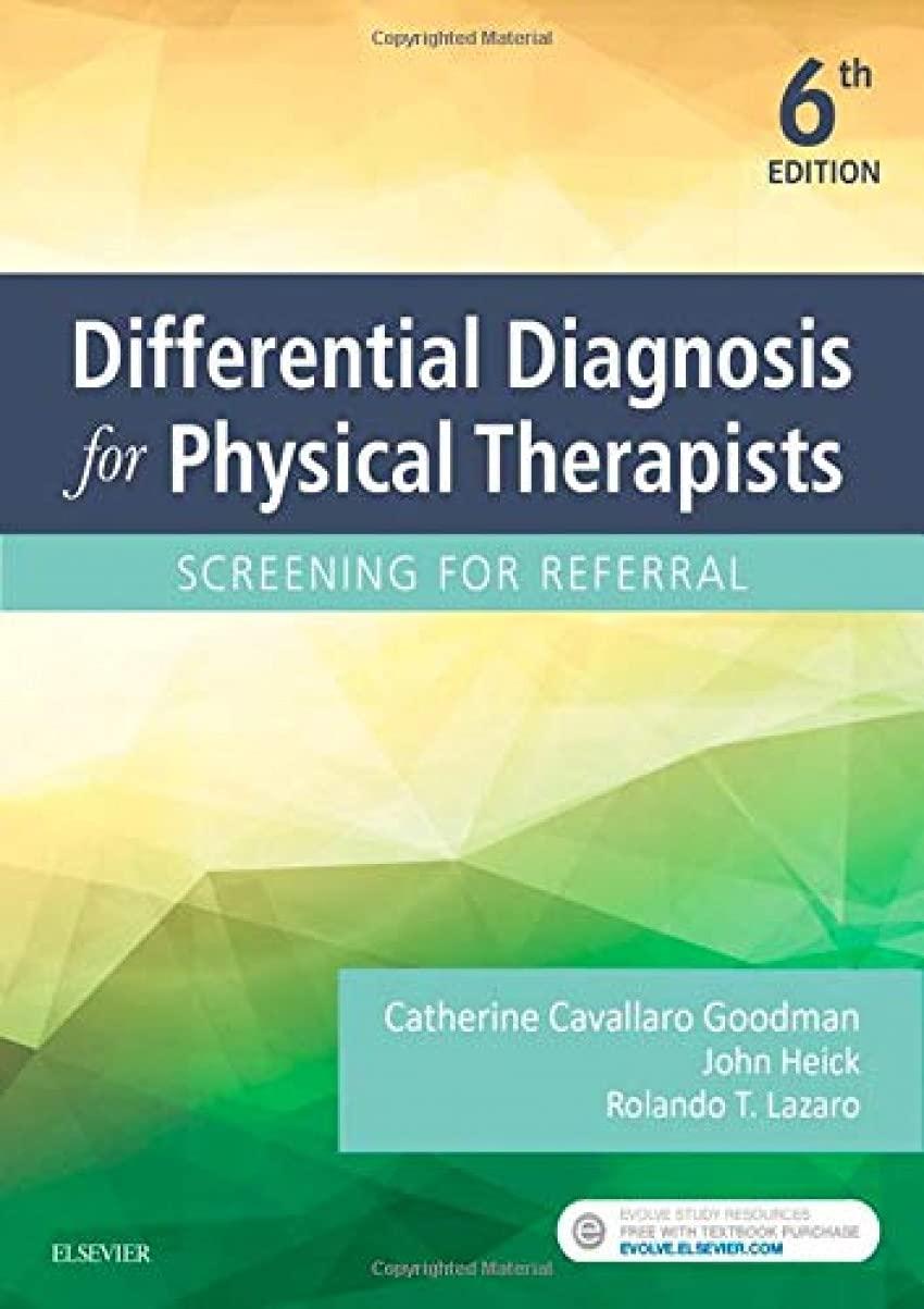 Differential Diagnosis for Physical Therapists - FULL INSTANT DOWNLOAD | PDF DOCX EPUB