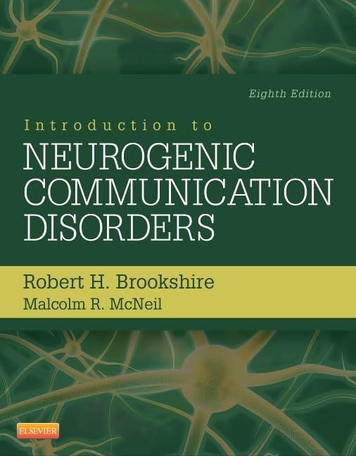 Introduction to Neurogenic Communication Disorders - FULL INSTANT DOWNLOAD | PDF DOCX EPUB