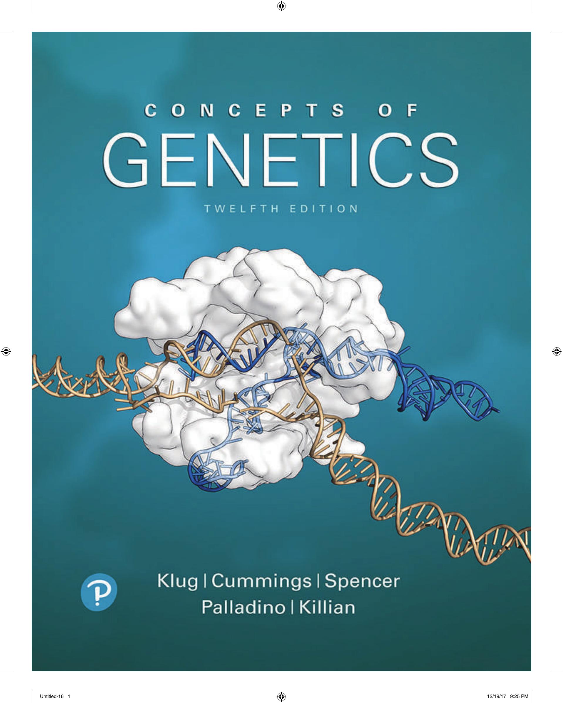 Concepts of Genetics (Masteringgenetics) - FULL INSTANT DOWNLOAD | PDF DOCX EPUB