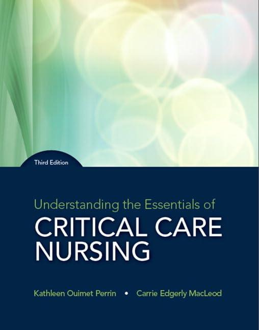 Understanding the Essentials of Critical Care Nursing - FULL INSTANT DOWNLOAD | PDF DOCX EPUB