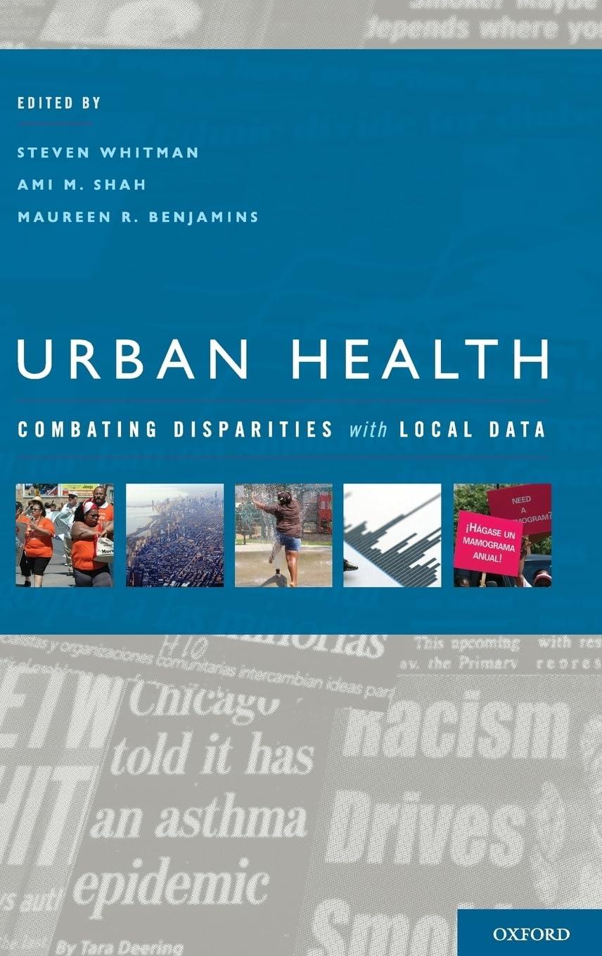 Urban Health: Combating Disparities with Local Data - FULL INSTANT DOWNLOAD | PDF DOCX EPUB