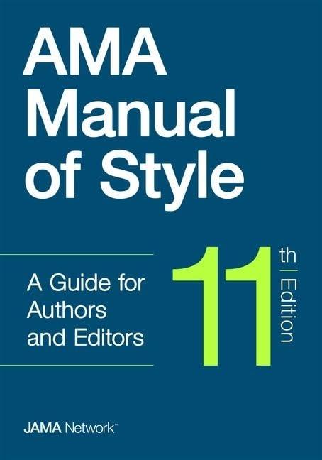 AMA Manual of Style: A Guide for Authors and Editors - FULL INSTANT DOWNLOAD | PDF DOCX EPUB