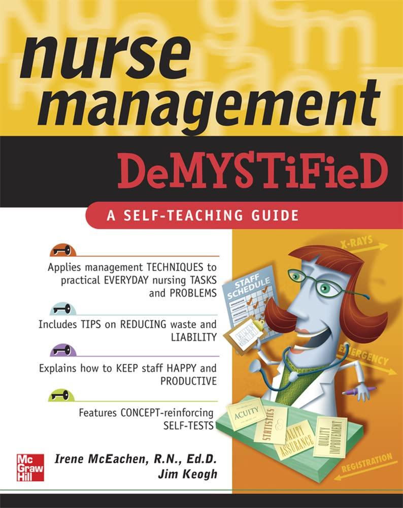 Nurse Management Demystified - FULL INSTANT DOWNLOAD | PDF DOCX EPUB