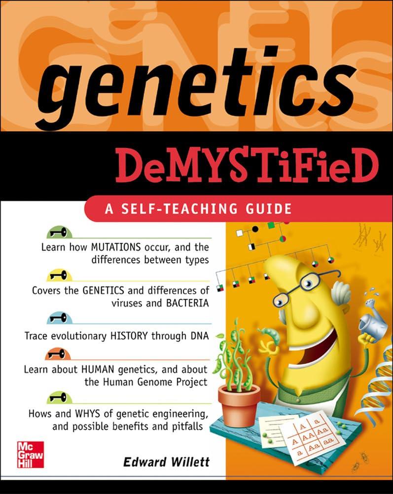 Genetics Demystified: A Self-teaching Guide (Demystified) - FULL INSTANT DOWNLOAD | PDF DOCX EPUB